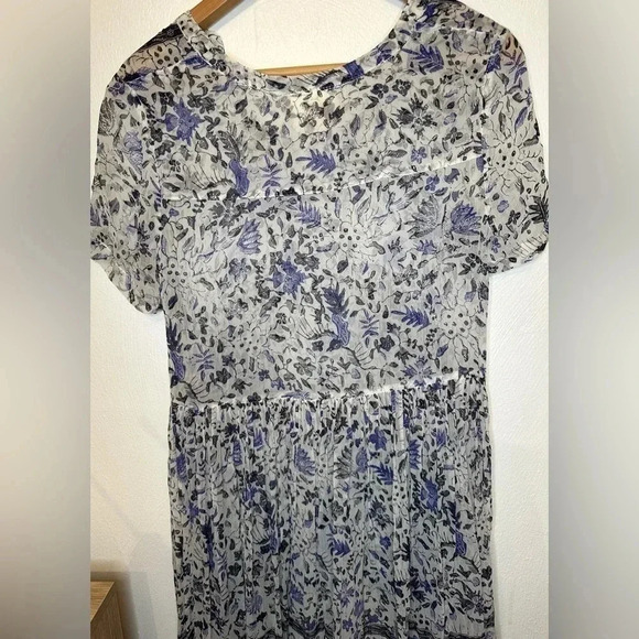Anthropologie Maeve Canna Sheer Floral Dress - Picture 2 of 10
